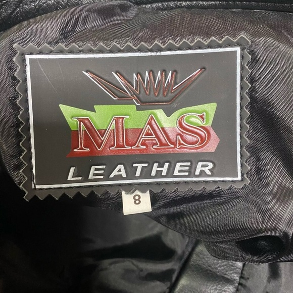 Vintage Black Leather Pants - Picture 5 of 6